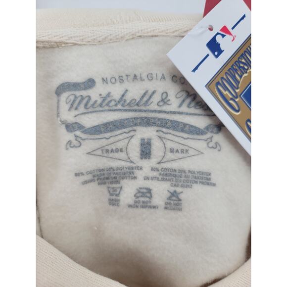 Mitchell‎ & Ness Yankees 1996 World Series Hoodie Cream Size M - Picture 2 of 6